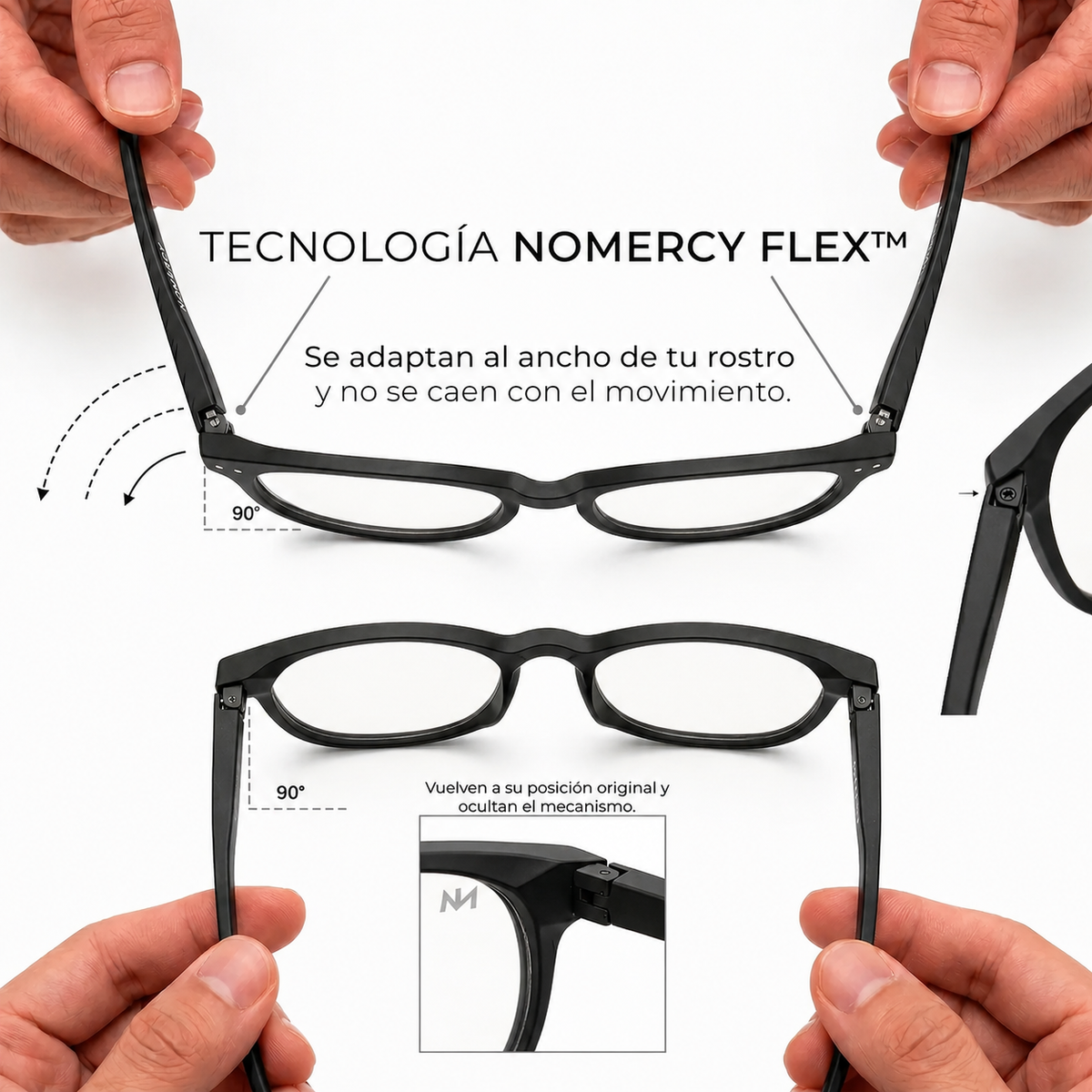 Anteojos NOMERCY - Tecnología Fotocromatica